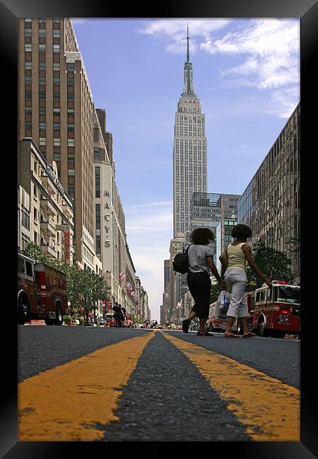 Empire State of Mind I Framed Print by Tom Hall