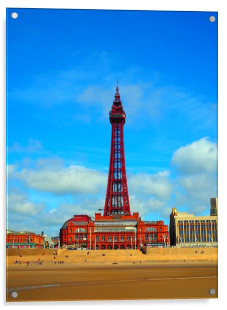 Blackpool Acrylic by Victor Burnside