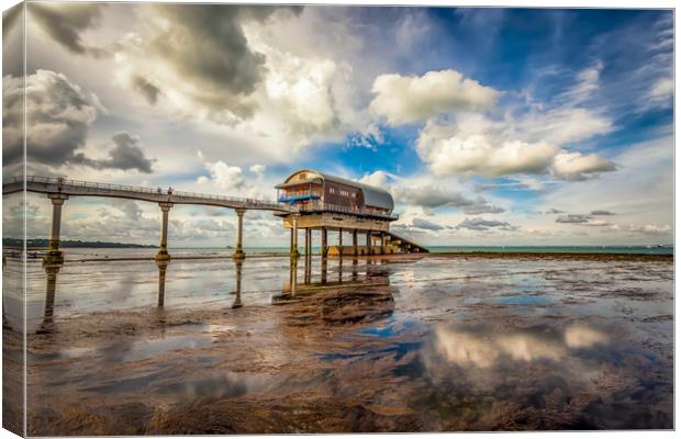 Bembridge Lifeboat Station HDR Canvas Print by Wight Landscapes