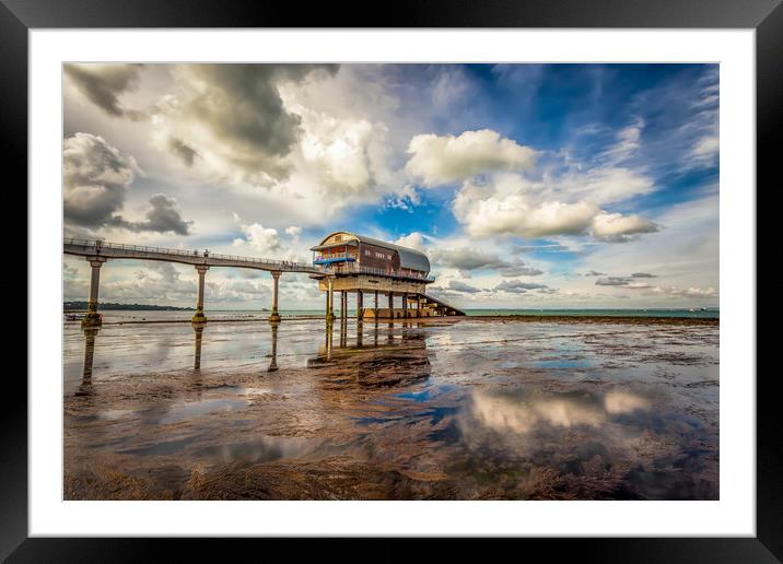Bembridge Lifeboat Station HDR Framed Mounted Print by Wight Landscapes