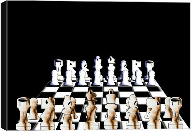 GAME OF CHESS SIR Canvas Print by david hotchkiss