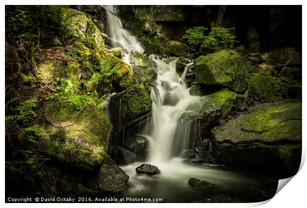 Lumsdale Falls Print by David Oxtaby  ARPS