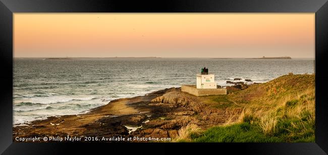 The Lighthouse at Stag Rock Framed Print by Naylor's Photography