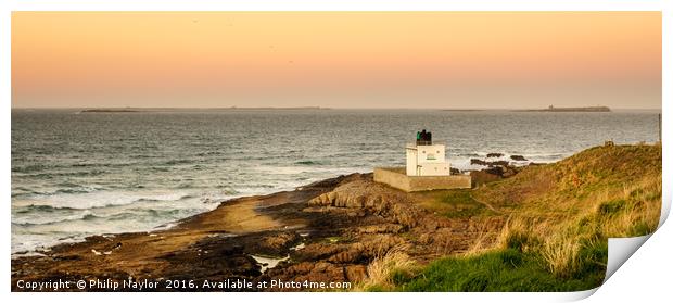 The Lighthouse at Stag Rock Print by Naylor's Photography