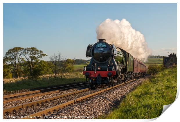 The Flying Scotsman Print by Robin Purser