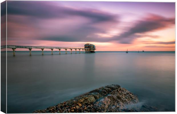 Bembridge Lifeboat Smoothy Canvas Print by Wight Landscapes