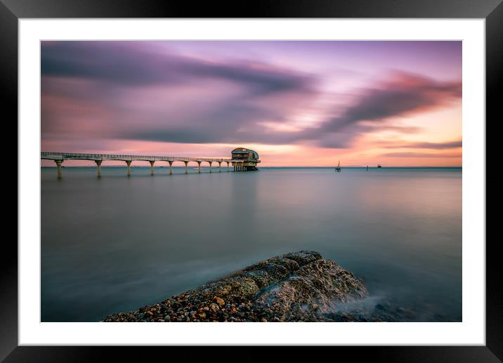 Bembridge Lifeboat Smoothy Framed Mounted Print by Wight Landscapes