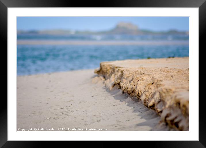  Budle Bay Sandy Bay.......... Framed Mounted Print by Naylor's Photography
