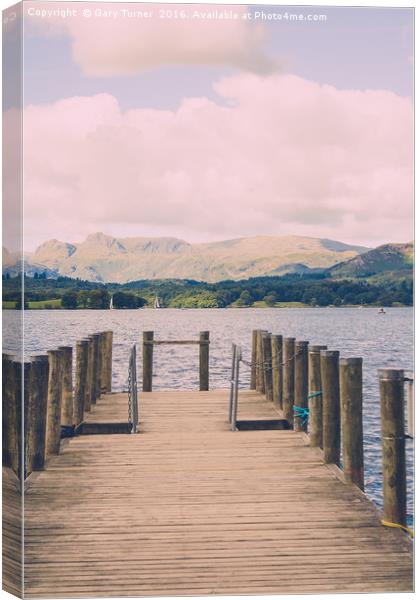 Windermere Dock Canvas Print by Gary Turner