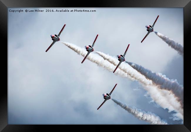 C101's at RIAT 2015  Framed Print by Lee Milner