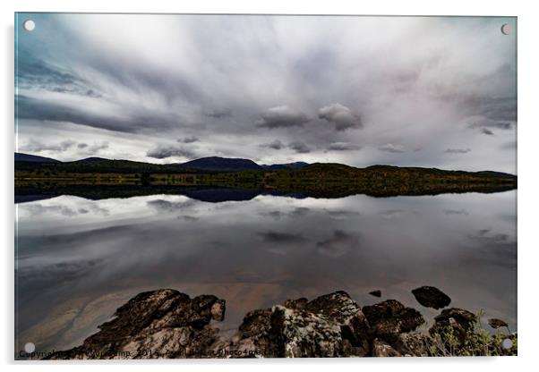 Loch Rannoch Acrylic by Trevor Camp