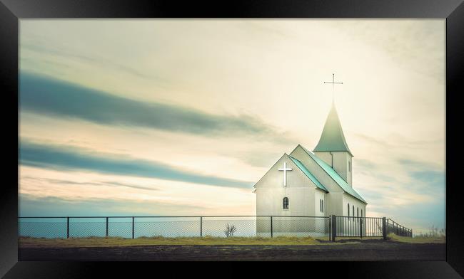 Kirkja Framed Print by Svetlana Sewell