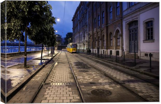 City tram Canvas Print by Dave Wragg