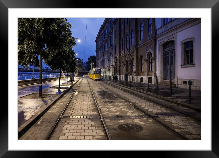 City tram Framed Mounted Print by Dave Wragg