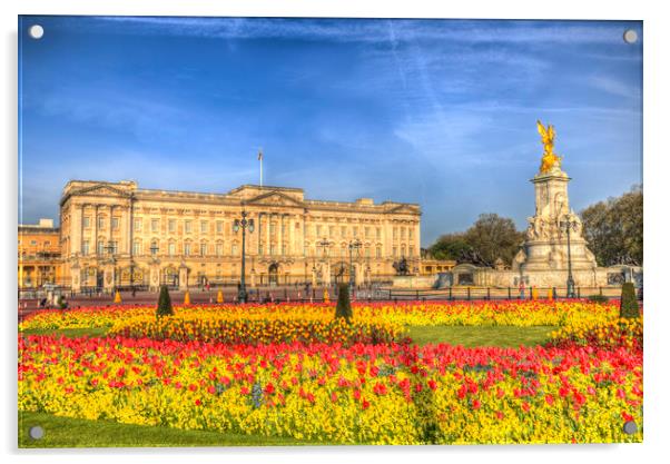 Buckingham Palace London Acrylic by David Pyatt