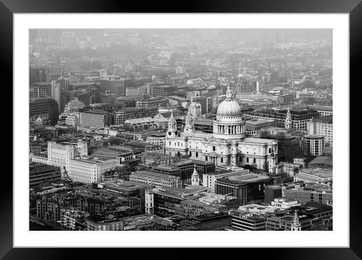 St Pauls Cathedral Framed Mounted Print by Mick Sadler ARPS