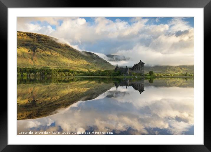 Reflections of Loch Awe Framed Mounted Print by Stephen Taylor