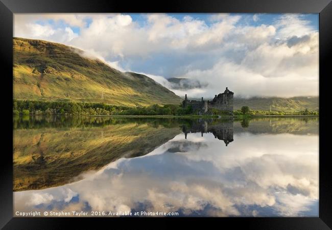 Reflections of Loch Awe Framed Print by Stephen Taylor
