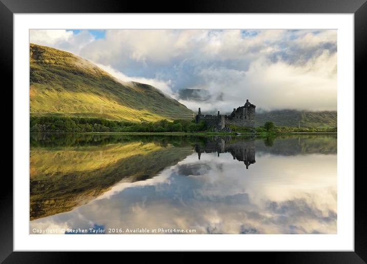 Summer at Loch Awe Framed Mounted Print by Stephen Taylor