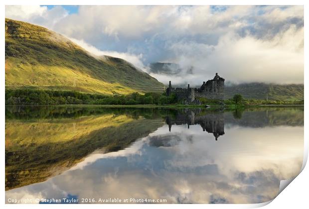 Summer at Loch Awe Print by Stephen Taylor