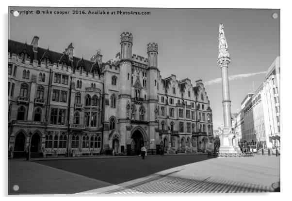 a deserted London Acrylic by mike cooper