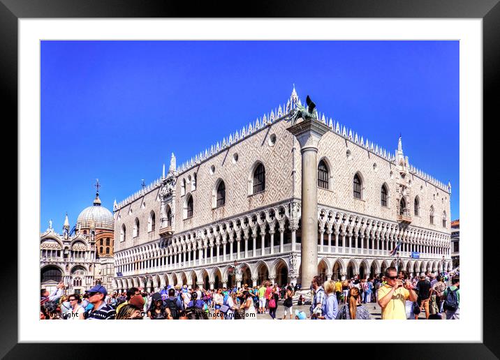 Palazzo Ducale Framed Mounted Print by Tom Gomez