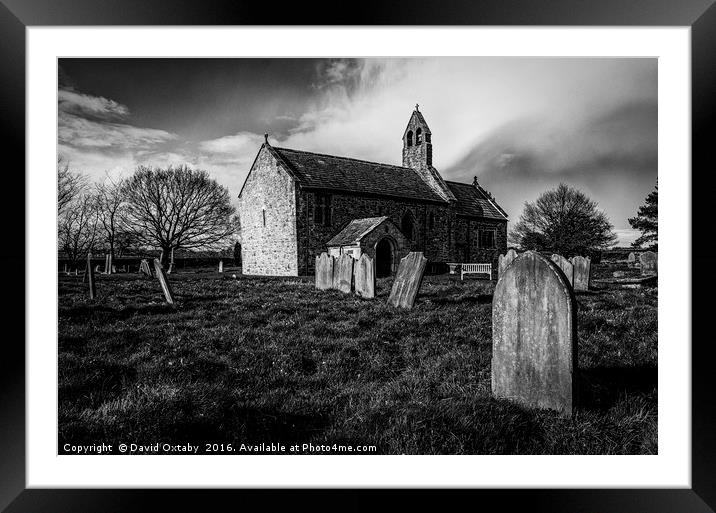 St Marys - Stainburn Framed Mounted Print by David Oxtaby  ARPS