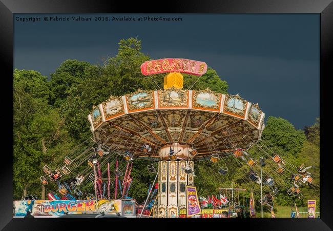 Great Fun at the Funfair! Framed Print by Fabrizio Malisan