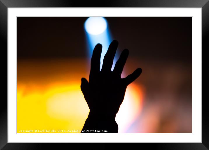 Reaching for the Light Framed Mounted Print by Karl Daniels