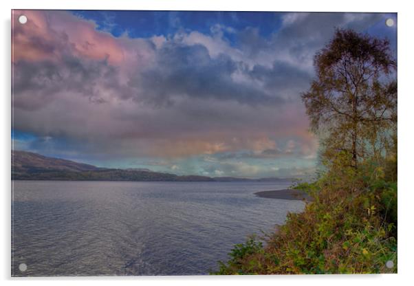 Loch Lomond Acrylic by kevin wise