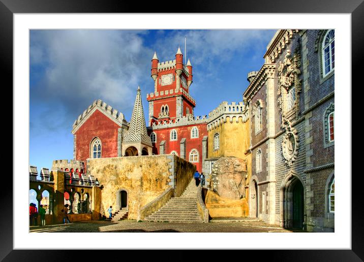 Sintra Pena Palace Framed Mounted Print by Wight Landscapes