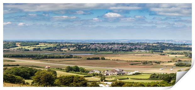 Bembridge Airport Panorama Print by Wight Landscapes