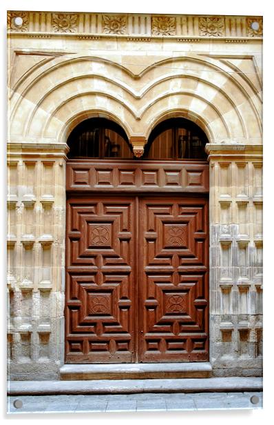 Door of convent Acrylic by Igor Krylov