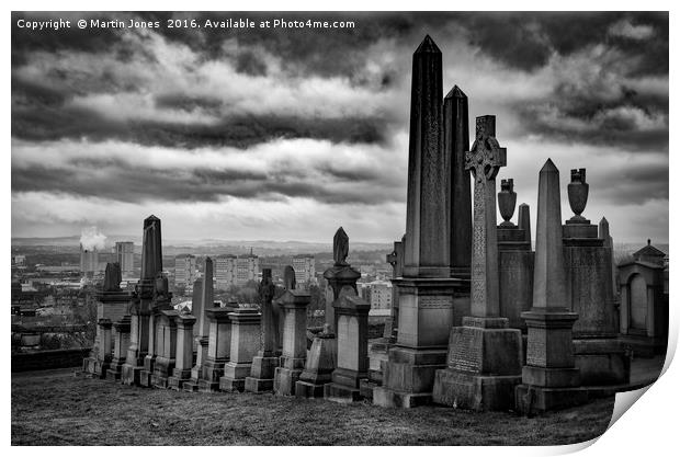 The City of the Dead, Glasgow's Necropolis. Print by K7 Photography
