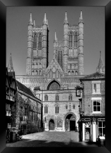 Lincoln Cathedral  Framed Print by Jon Fixter