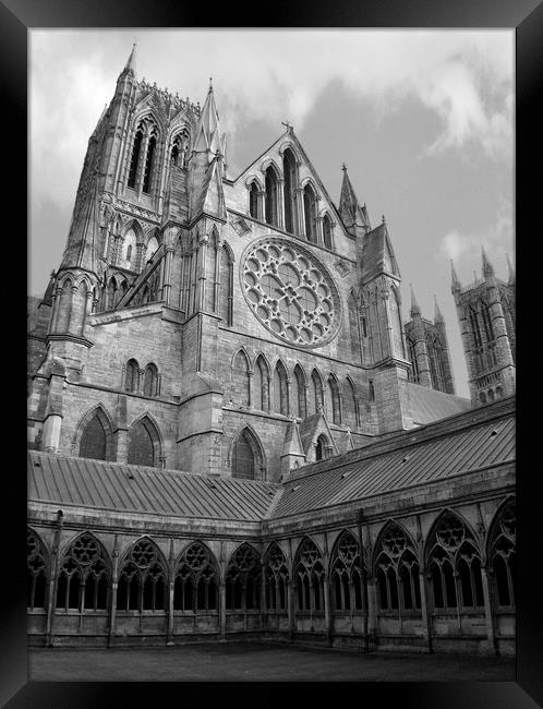 Lincoln cathedral  Framed Print by Jon Fixter