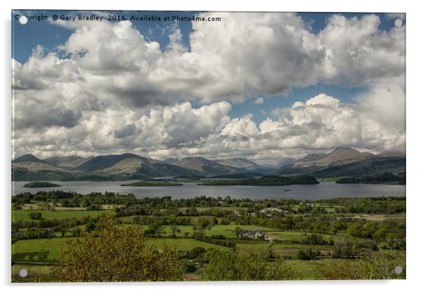 Loch Lomond Vista Acrylic by GBR Photos