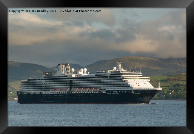 Zuiderdam Arrives on the Clyde Framed Print by GBR Photos