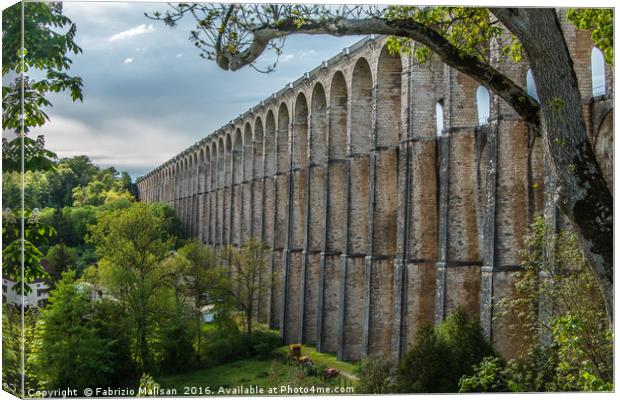 The Viaduct of Chaumont Canvas Print by Fabrizio Malisan