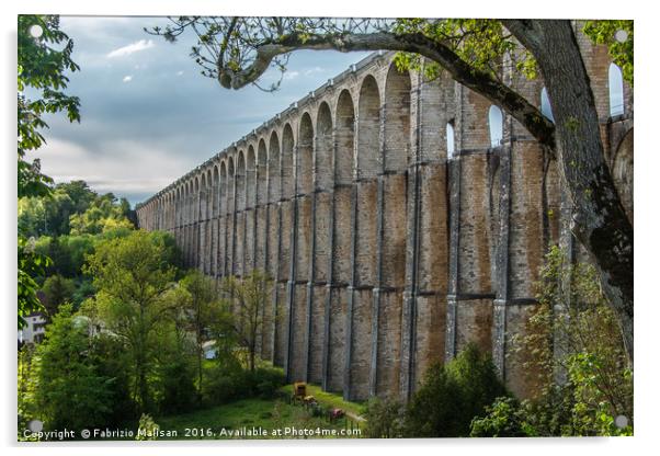 The Viaduct of Chaumont Acrylic by Fabrizio Malisan
