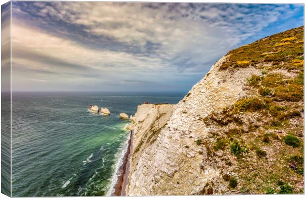 The Needles Canvas Print by Wight Landscapes