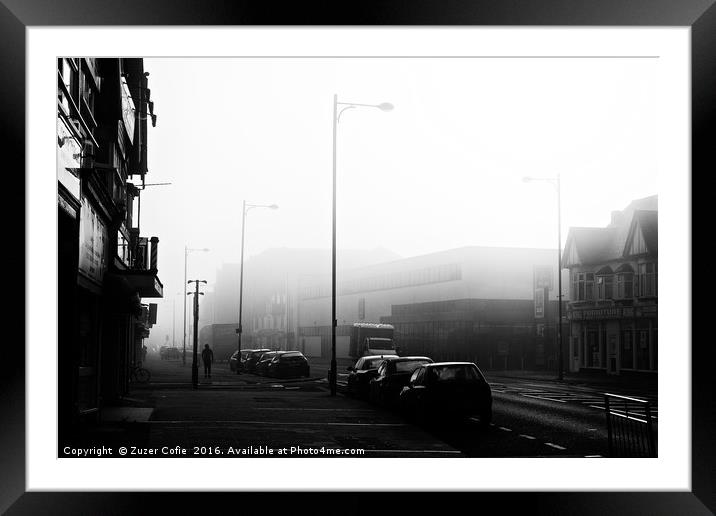 A Foggy Morning Framed Mounted Print by Zuzer Cofie