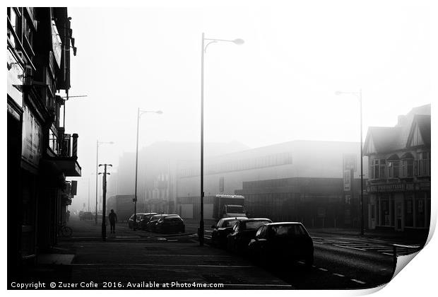 A Foggy Morning Print by Zuzer Cofie
