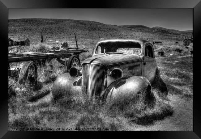 Bodie Ghost Town Framed Print by Martin Williams