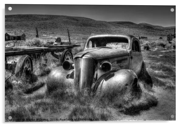 Bodie Ghost Town Acrylic by Martin Williams