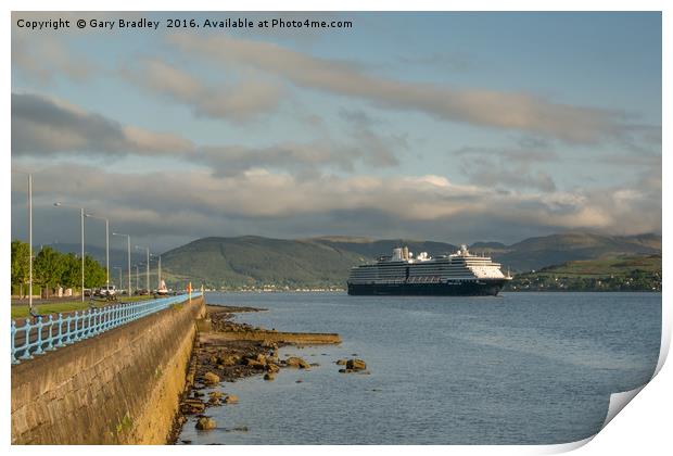 Zuiderdam arrival on the clyde Print by GBR Photos