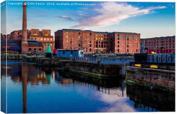 Albert Dock Canvas Print by Colin Keown