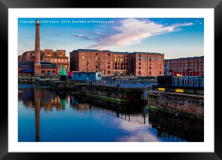 Albert Dock Framed Mounted Print by Colin Keown