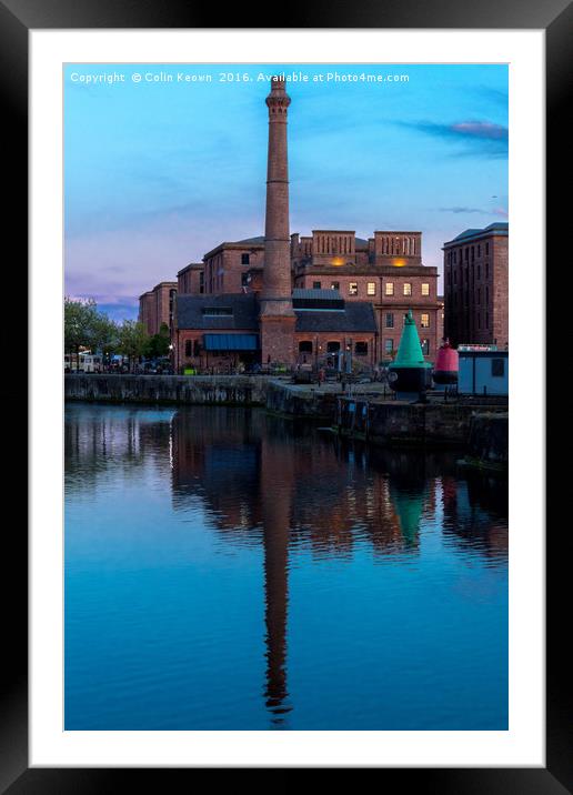 Pumphouse at the Albert Dock Framed Mounted Print by Colin Keown