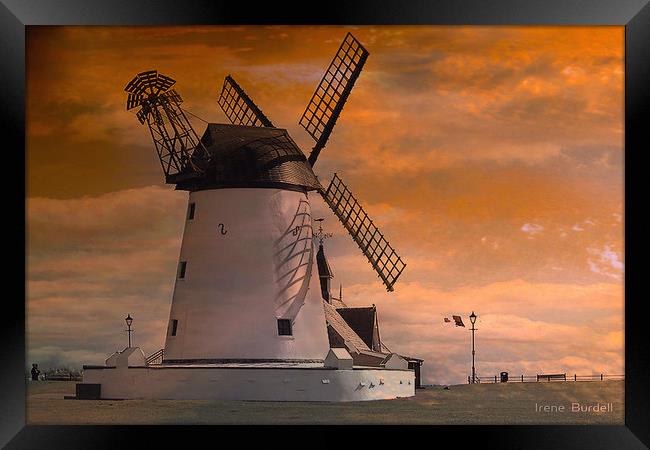 THe Windmill. Framed Print by Irene Burdell